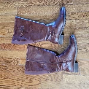 Cloudwalkers Wide-Calf Boots Brown